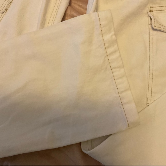 BDG skate Cream Multi-Pocket Cargo Pant size W24 L32 - Picture 8 of 16